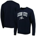 thumbnail image 1 of Men's Colosseum Navy Jackson State Tigers Arch Over Logo Pullover Sweatshirt, 1 of 3