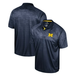 Men's Colosseum Charcoal Michigan Wolverines Magic Polo