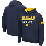 COLOSSEUM ATHLETICS Men's Colosseum Navy Michigan Wolverines Sunrise Pullover Hoodie