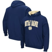 COLOSSEUM ATHLETICS Men's Colosseum Navy Notre Dame Fighting Irish Arch & Logo 3.0 Pullover Hoodie