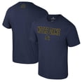 thumbnail image 1 of Men's Colosseum Navy Notre Dame Fighting Irish Color Pop Active Blend T-Shirt, 1 of 3