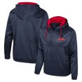 thumbnail image 1 of Men's Colosseum Navy Ole Miss Rebels Cypher Half-Zip Hoodie, 1 of 3