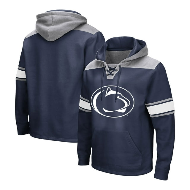 Men's Colosseum Navy Penn State Nittany Lions Big & Tall Hockey Lace-Up ...