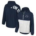 thumbnail image 1 of Men's Colosseum  Navy Penn State Nittany Lions Reloaded Anorak Half-Zip Jacket, 1 of 3
