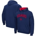 thumbnail image 1 of Men's Colosseum Navy Richmond Spiders Arch and Logo Pullover Hoodie, 1 of 3