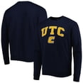 thumbnail image 1 of Men's Colosseum Navy Tennessee Chattanooga Mocs Arch Over Logo Pullover Sweatshirt, 1 of 3