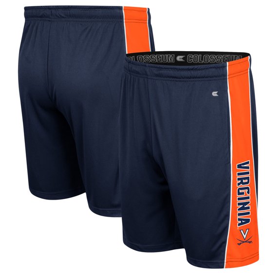 Men's Colosseum Navy Virginia Cavaliers Panel Shorts