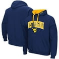 thumbnail image 1 of Men's Colosseum Navy West Virginia Mountaineers Big & Tall Arch & Logo 2.0 Pullover Hoodie, 1 of 3
