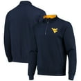thumbnail image 1 of Men's Colosseum Navy West Virginia Mountaineers Tortugas Logo Quarter-Zip Jacket, 1 of 3