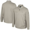 thumbnail image 1 of Men's Colosseum Oatmeal Arizona State Sun Devils Operation Hat Trick Battalion Quarter-Zip Pullover, 1 of 4