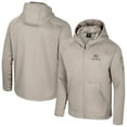 thumbnail image 1 of Men's Colosseum Oatmeal Iowa Hawkeyes Operation Hat Trick Battalion Full-Zip Hoodie, 1 of 4