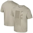 thumbnail image 1 of Men's Colosseum  Oatmeal LSU Tigers Operation Hat Trick Dune Flag T-Shirt, 1 of 4