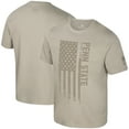 thumbnail image 1 of Men's Colosseum  Oatmeal Penn State Nittany Lions Operation Hat Trick Dune Flag T-Shirt, 1 of 4