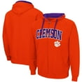 thumbnail image 1 of Men's Colosseum Orange Clemson Tigers Big & Tall Full-Zip Hoodie, 1 of 3