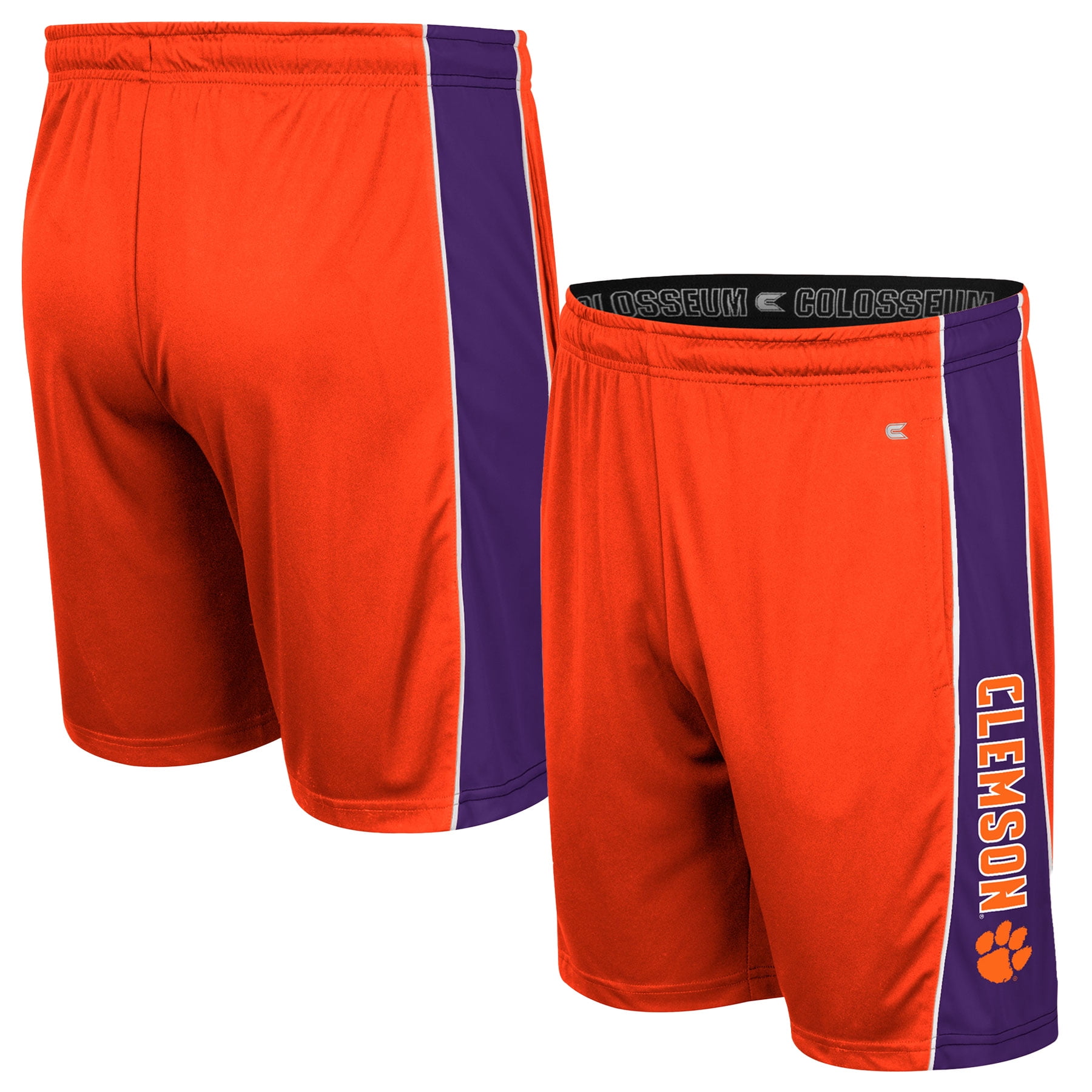 Men s Colosseum Orange Clemson Tigers Thunder Slub Shorts Walmart