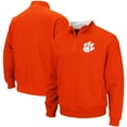 thumbnail image 1 of Men's Colosseum Orange Clemson Tigers Tortugas Logo Quarter-Zip Pullover Jacket, 1 of 3