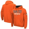 thumbnail image 1 of Men's Colosseum Orange Oklahoma State Cowboys Sunrise Pullover Hoodie, 1 of 3