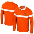 thumbnail image 1 of Men's Colosseum  Orange Oklahoma State Cowboys Too Cool For School Long Sleeve Polo, 1 of 3
