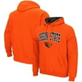 thumbnail image 1 of Men's Colosseum Orange Oregon State Beavers Arch & Logo 3.0 Pullover Hoodie, 1 of 3