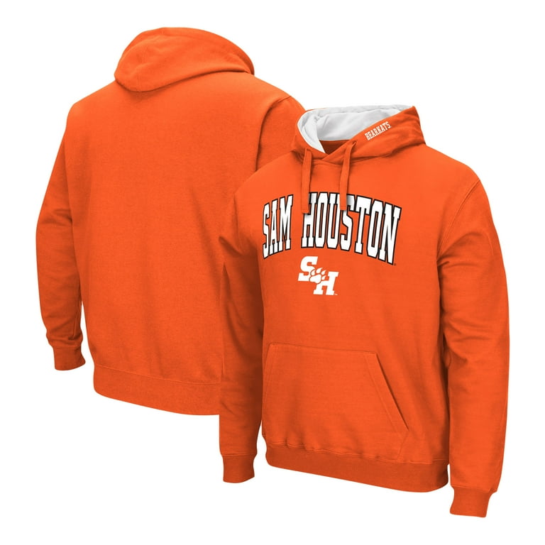 Men s Colosseum Orange Sam Houston State Bearkats Isle Pullover Hoodie