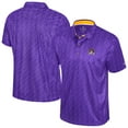 thumbnail image 1 of Men's Colosseum  Purple ECU Pirates Football Print Polo, 1 of 3