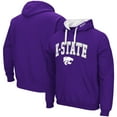 thumbnail image 1 of Men's Colosseum Purple Kansas State Wildcats Big & Tall Arch & Logo 2.0 Pullover Hoodie, 1 of 3