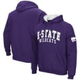 thumbnail image 1 of Men's Colosseum Purple Kansas State Wildcats Double Arch Pullover Hoodie, 1 of 3