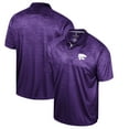 thumbnail image 1 of Men's Colosseum Purple Kansas State Wildcats Honeycomb Raglan Polo, 1 of 3