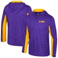 thumbnail image 1 of Men's Colosseum Purple LSU Tigers Always Sunny Quarter-Zip Hoodie, 1 of 3