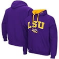 thumbnail image 1 of Men's Colosseum Purple LSU Tigers Big & Tall Arch & Logo 2.0 Pullover Hoodie, 1 of 3