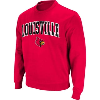 Youth Black Louisville Cardinals Big Logo Pullover Hoodie