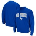 thumbnail image 1 of Men's Colosseum Royal Air Force Falcons Arch & Logo Pullover Sweatshirt, 1 of 3