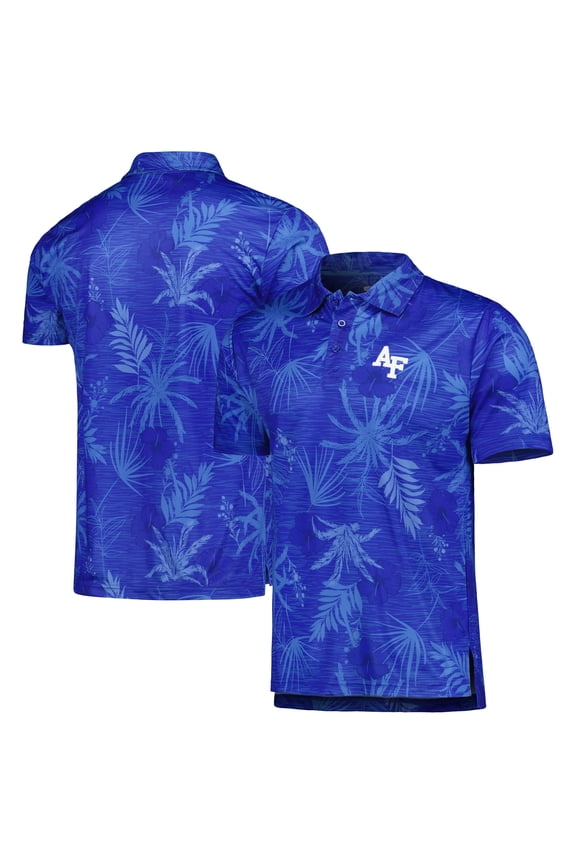 Men's Colosseum Royal Air Force Falcons Palms Team Polo