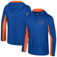 thumbnail image 1 of Men's Colosseum Royal Boise State Broncos Always Sunny Quarter-Zip Hoodie, 1 of 3