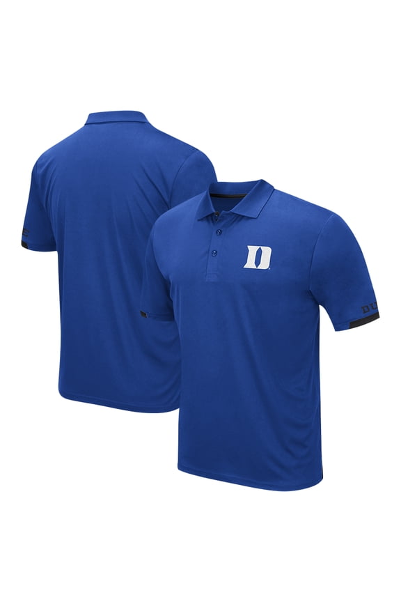 Men's Colosseum Royal Duke Blue Devils Santry Polo