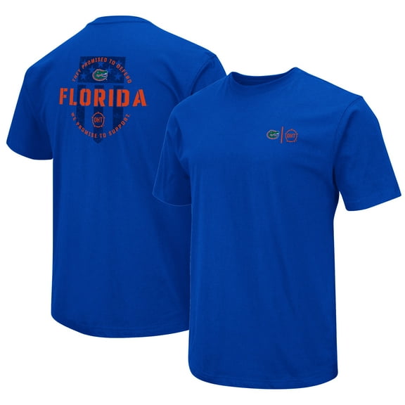 Men's Colosseum Royal Florida Gators OHT Military Appreciation T-Shirt