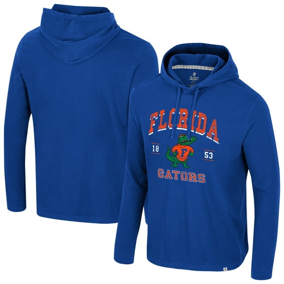 Men's Colosseum  Royal Florida Gators Simoleans Washed Hoodie