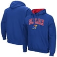 thumbnail image 1 of Men's Colosseum  Royal Kansas Jayhawks Rally Cry Fleece Hoodie, 1 of 3