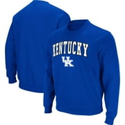 COLOSSEUM ATHLETICS Men's Colosseum Royal Kentucky Wildcats Arch & Logo Pullover Sweatshirt