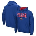thumbnail image 1 of Men's Colosseum  Royal Tulsa Golden Hurricane Arch & Logo Pullover Hoodie, 1 of 3