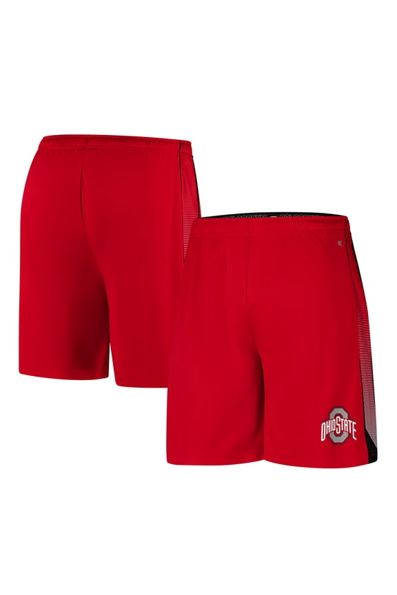 Men's Colosseum Scarlet Ohio State Buckeyes Online Shorts
