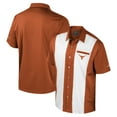thumbnail image 1 of Men's Colosseum Texas Orange Texas Longhorns Strike Bowling Button-Up Shirt, 1 of 3