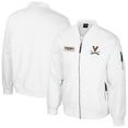 thumbnail image 1 of Men's Colosseum Virginia Cavaliers White Rabbit Full-Zip Bomber Jacket, 1 of 3