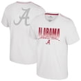thumbnail image 1 of Men's Colosseum White Alabama Crimson Tide Dual Logo T-Shirt, 1 of 3