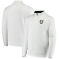 thumbnail image 1 of Men's Colosseum White Army Black Knights Tortugas Logo Quarter-Zip Jacket, 1 of 4