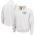 thumbnail image 1 of Men's Colosseum White Georgia Tech Yellow Jackets Tortugas Logo Quarter-Zip Jacket, 1 of 4