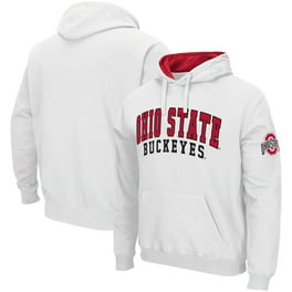 Men s Colosseum Scarlet Ohio State Buckeyes Lace Up 3.0 Pullover Hoodie Walmart