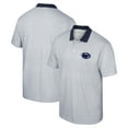 thumbnail image 1 of Men's Colosseum White Penn State Nittany Lions Print Stripe Polo, 1 of 3