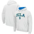 thumbnail image 1 of Men's Colosseum White UCLA Bruins Arch & Logo 3.0 Pullover Hoodie, 1 of 3