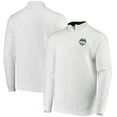 thumbnail image 1 of Men's Colosseum White UConn Huskies Tortugas Logo Quarter-Zip Jacket, 1 of 4